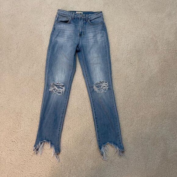 L'Agence Ripped Jeans in Classic Braise Size 25! - Picture 2 of 5